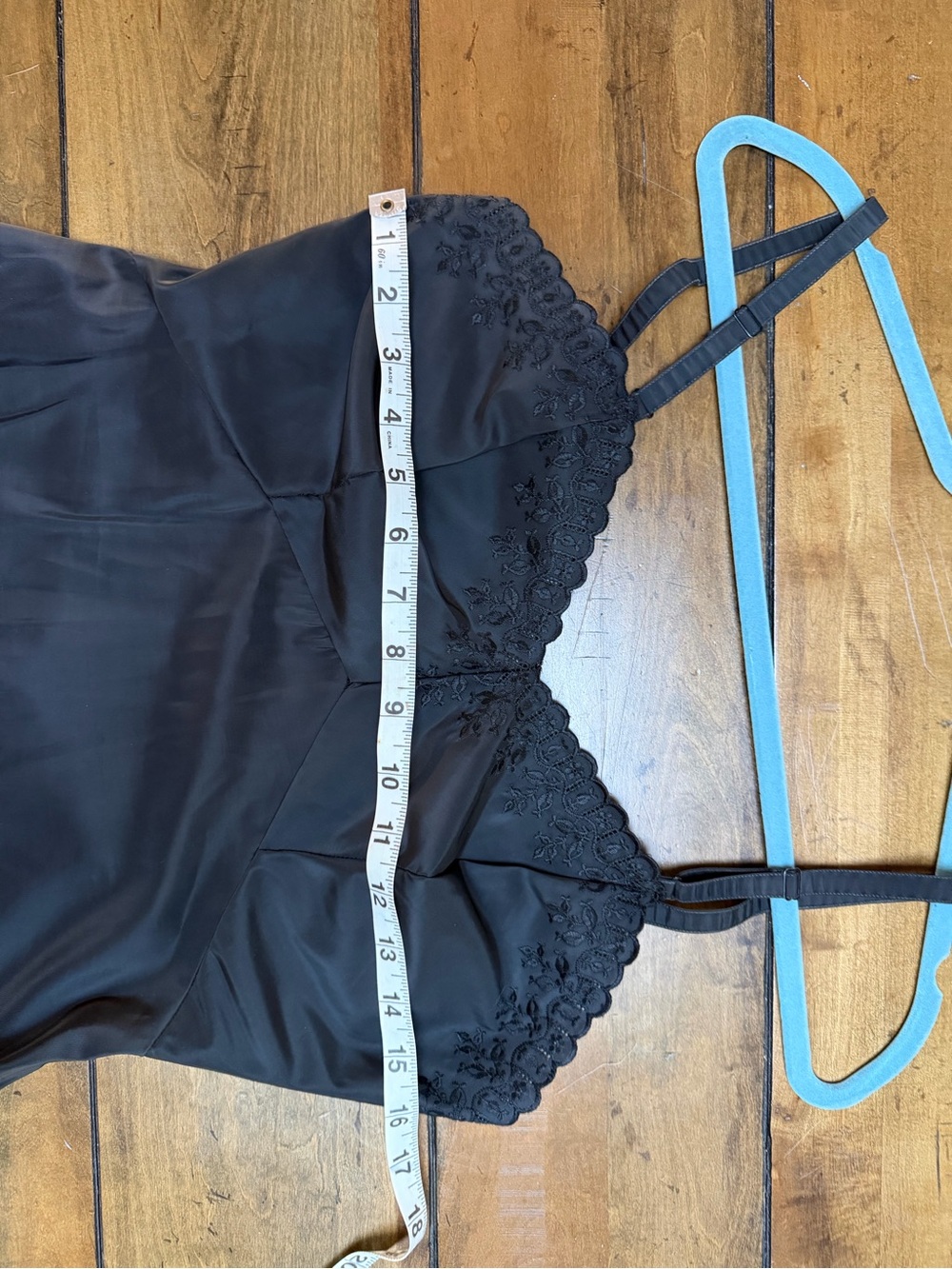 Vintage Black Side Zip Slip Dress (see measurements) - Picture 10 of 10